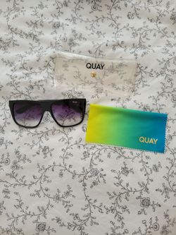 Quay Australia | Incognito Black Square Sunglasses | Gradient Lens | Oversized
