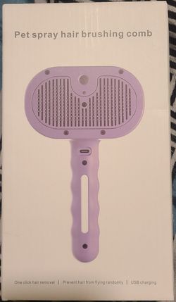 Brand New Self Cleaning Spray Pet Brush