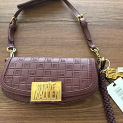 New With Tags Steve Madden Deep Burgundy Shoulder Bag