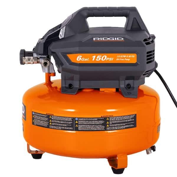 💙🔥🔥Lightly Used RIDGID
6 Gal. 150 PSI Portable Electric Pancake Air Compressor💙🔥🔥🔥