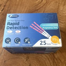 Pregnancy Tests Strips With Cup, 25 Count