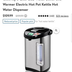 Electric hot Water Dispenser Kettle 