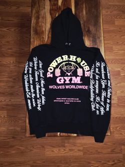 Darc Sport/PowerHouse Gym Collab Men's Black Premium Vintage Pullover Hoodie