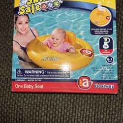 Bestway Swim Safe Triple Ring Baby  Seat  $7ea Step A : Water Entry  0-1  Yr.  Less 22 #s  -Diaper Style Seat  -E