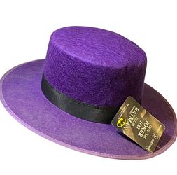 Vintage Batman 1989 The Joker Hat Morris Costumes Movie Cosplay Purple One Size