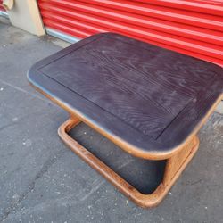 Coffee table that was painted for project