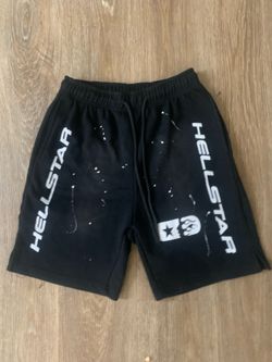 black hellstar studio shorts