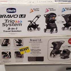 Chicco Bravo Travel System - Indigo