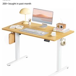 Fairly New Desk Natural Color with White 