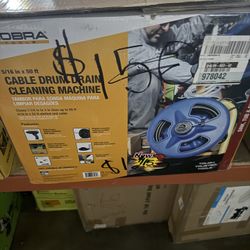 Cable Drum Drain Cleaning Machine 