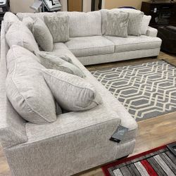 Living Room Furniture L Shaped Modular Sectional Couch With Reversible Cushions Rawcliffe ⭐$39 Down Payment with Financing ⭐ 90 Days same as cash
