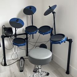 Alesis Nitro Mesh Electric Digital Drum Set including Drum Throne
