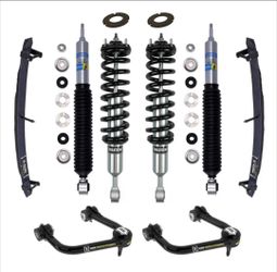 Bilstein 6112's & 5100's with Icon Tubular Upper Control Arms & Add-A-Leaf Kit
Available for 2005-2023 Toyota Tacoma