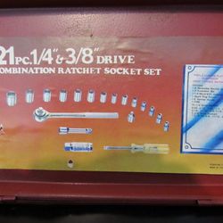 Combination Ratchet Socket Set 