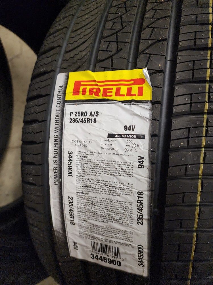 New 235 45 18 pirelli p zero tires honda acura Toyota Lexus Nissan infiniti