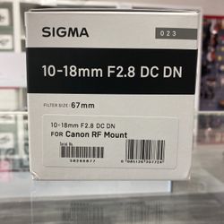 Sigma 10-18mm F2.8 For Canon RF Limited Time Sale!
