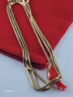 Milor 14K Yellow Gold Adjustable Flexible Necklace, Solid Gold – Made in Italy/ Cadena de Oro con Diseño Ajustable! 👌🎁Post Tags: Collar de Oro