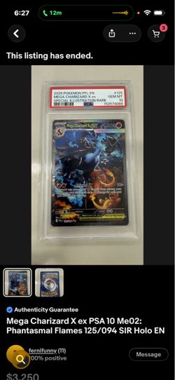 PSA 10 Mega Charizard X ex Special Illustration Rare