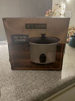 Slow cooker and charcoal