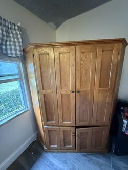 Wood Entertainment center