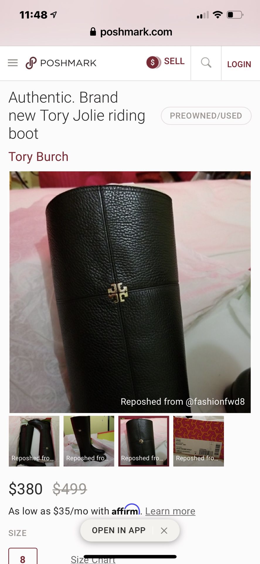 Tory Burch Jolie Riding Boots
