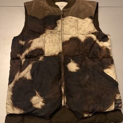 Cows-Hide Ralph Lauren Denim & Supply Vest