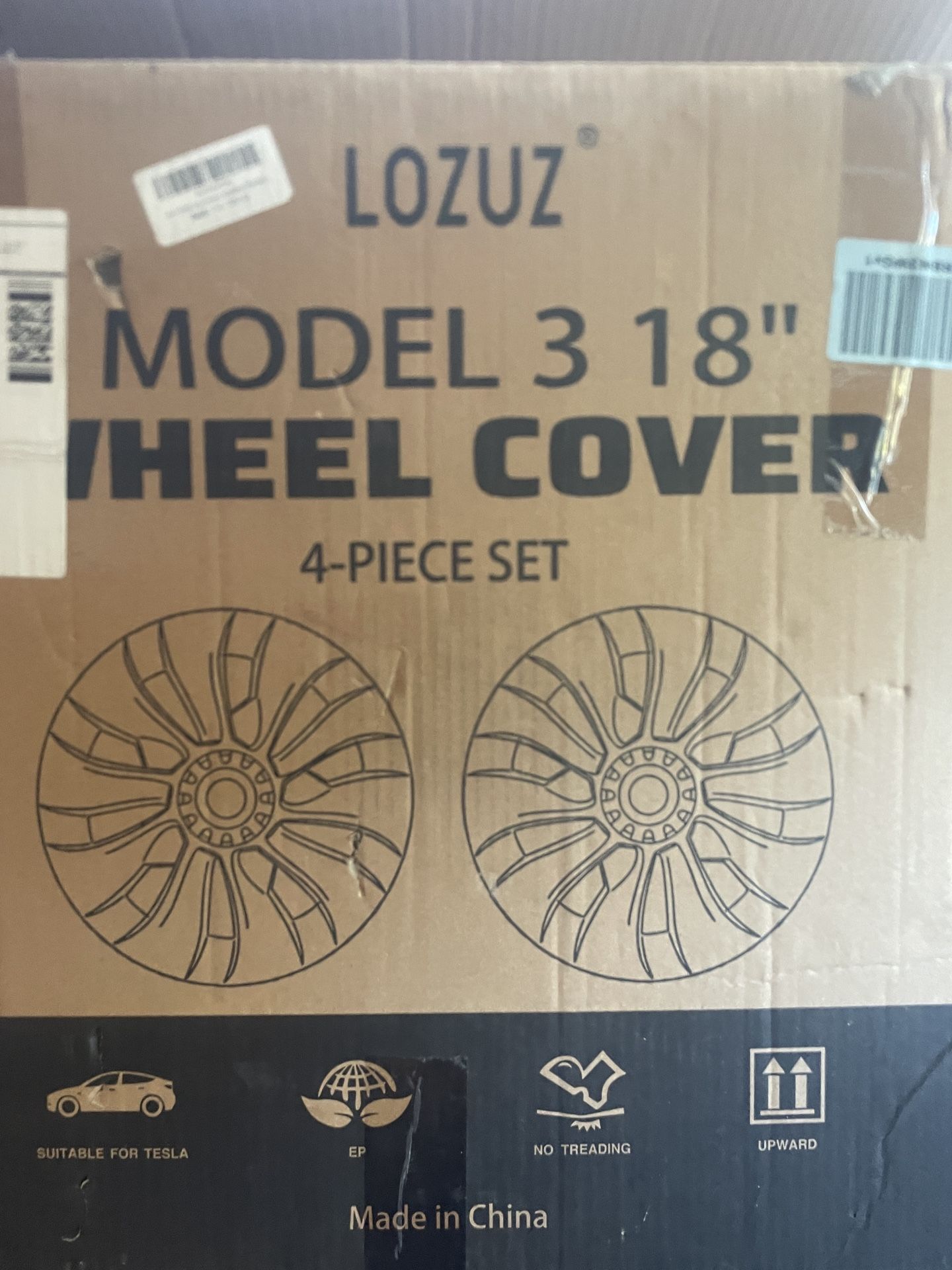 2 Tesla Rim Covers