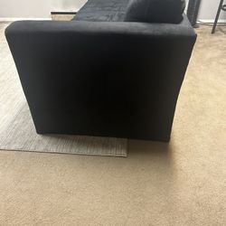 Black couch two set