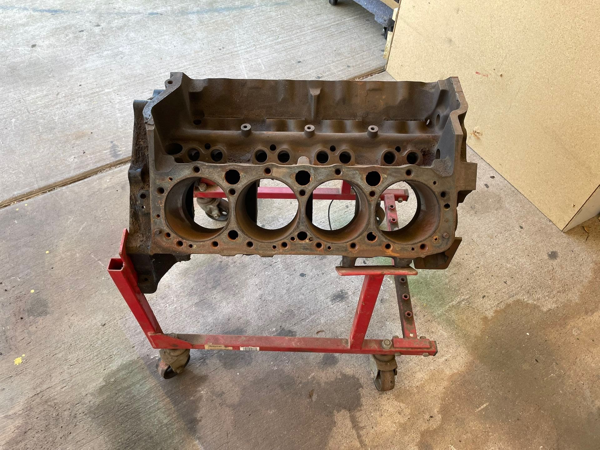 Chevy 5.7 Block and Engine stand