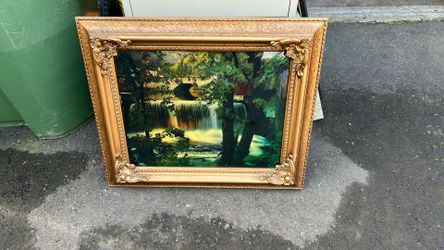 Picture With Lights And Waterfalls 