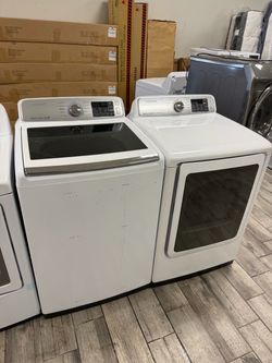 Samsung washer and dryer set electric with warranty