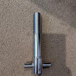 New Chrome Springer Fork Head Tube For Bicycles, 5 And 1/2" Long And 3 " Of That Threaded