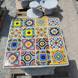 4" X 4" TALAVERA TILE $2 EACH