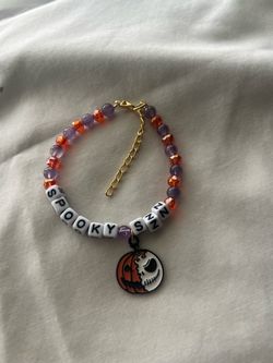 Amethyst and crystal bracelet