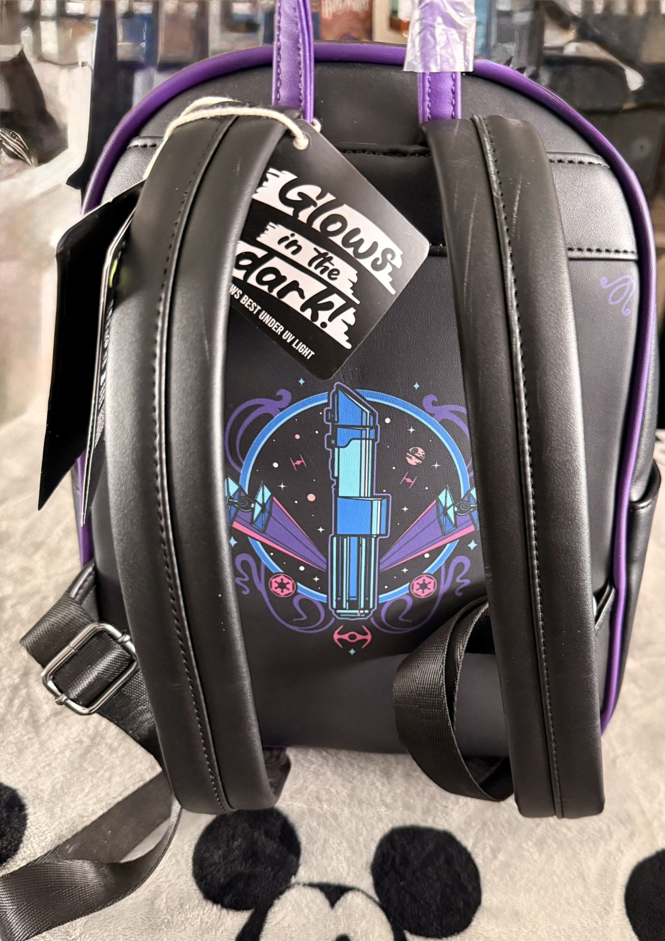 Loungefly Star Wars Darth Vader Colorful Dark Side Portrait Glow-in-the-Dark Loungefly Star Wars Darth Vader‎ Glow-in-the-Dark Jack-o  main image 4