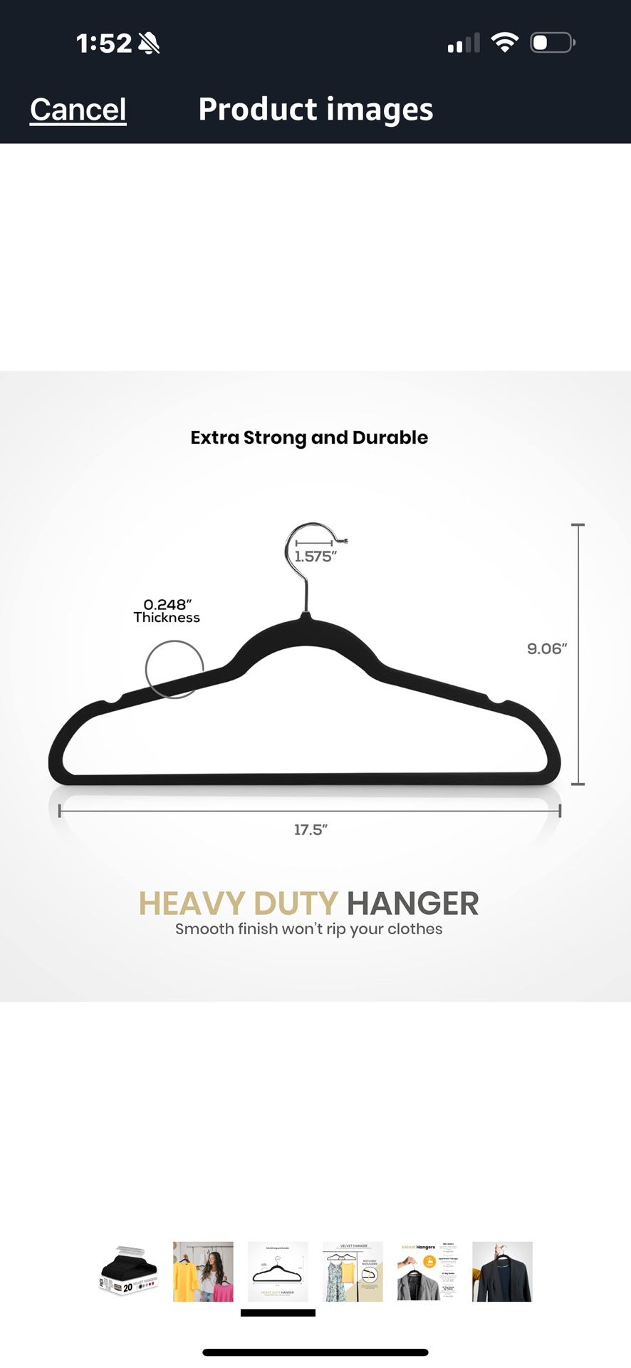 Luxury Heavy Duty Hanger