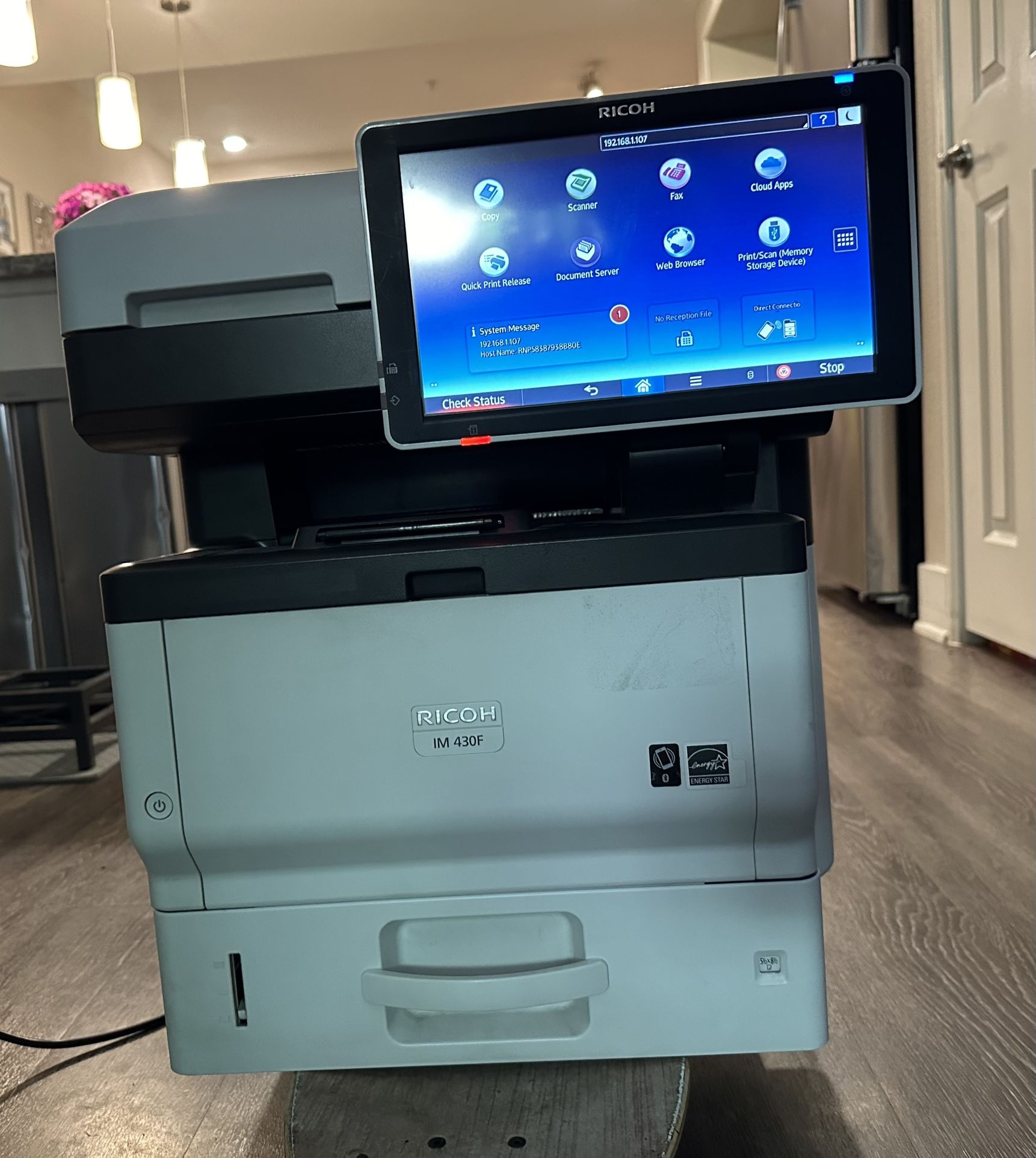 Ricoh IM 430F Black and White Multifunction Printer