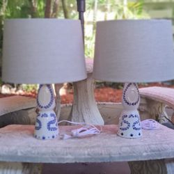 Clase Azul Tequila Bottle Lamps (2)