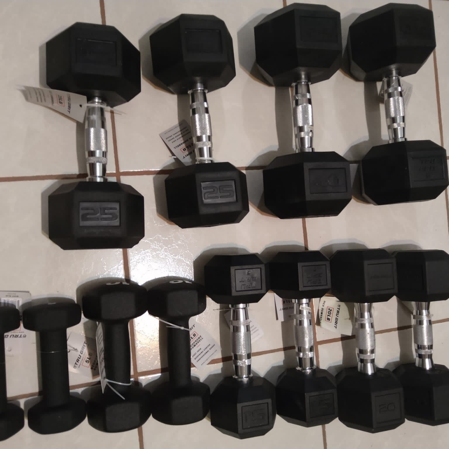 Dumbbells Tru Grit NEW!