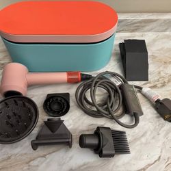 Dyson Supersonic Hair Dryer HD07 + Travel Home Storage Box + Accessories Limited Edition