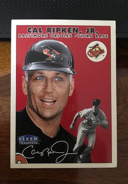 Cal Ripken Jr baseball card