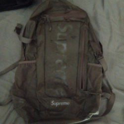 Supreme Backpack Tan (Taking Offers)