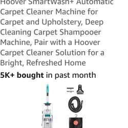 Hoover SmartWash+ Automatic Carpet Cleaner Machine