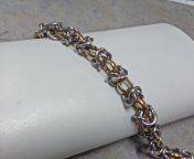 Ladies stainless steel link bracelet