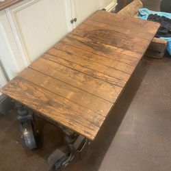 Old Industrial Table