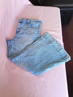 American Eagle Festival Flare Women's Blue Jeans Size 20 Short
