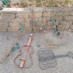 Musical Instruments Metal Art 