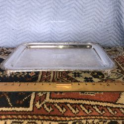 Large Vintage Silver Butlers Tray 
