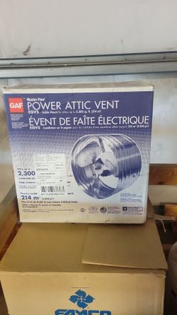 Attic fan