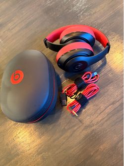 Beats Studio Wireless Bluetooth Headphones with Case & Accessories